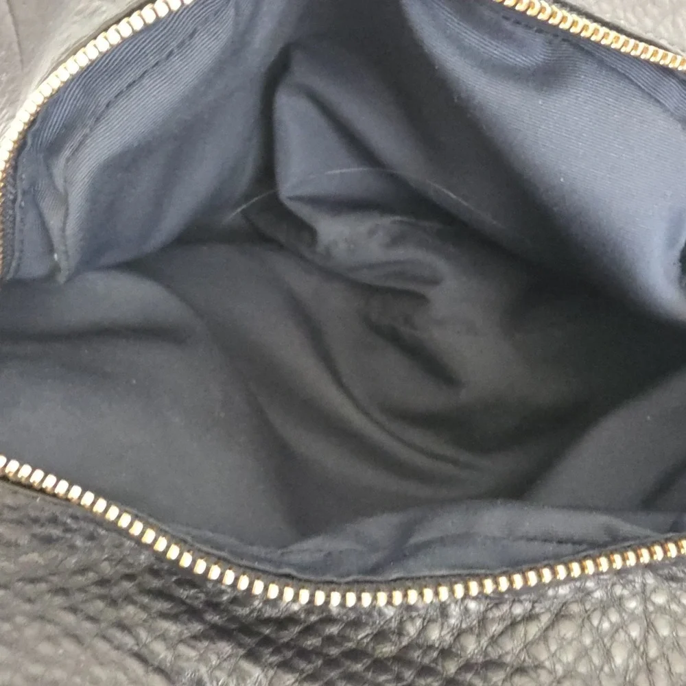 Coach Phoebe Madison Boho Leather Shoulder Bag Hobo Dark Midnight Navy F34495